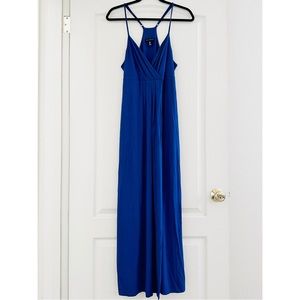 Willi Smith Cobalt Blue Stretch Maxi Dress *Worn 1X*